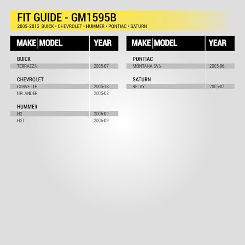 Scosche GM1595B Double DIN Radio Install Dash Kit Compatible with Select 2005-2013 General Motors Vehicles - Aftermarket Car Stereo Installation Kit - See Fit Guide in Images to Verify Your Vehicle - Image 4