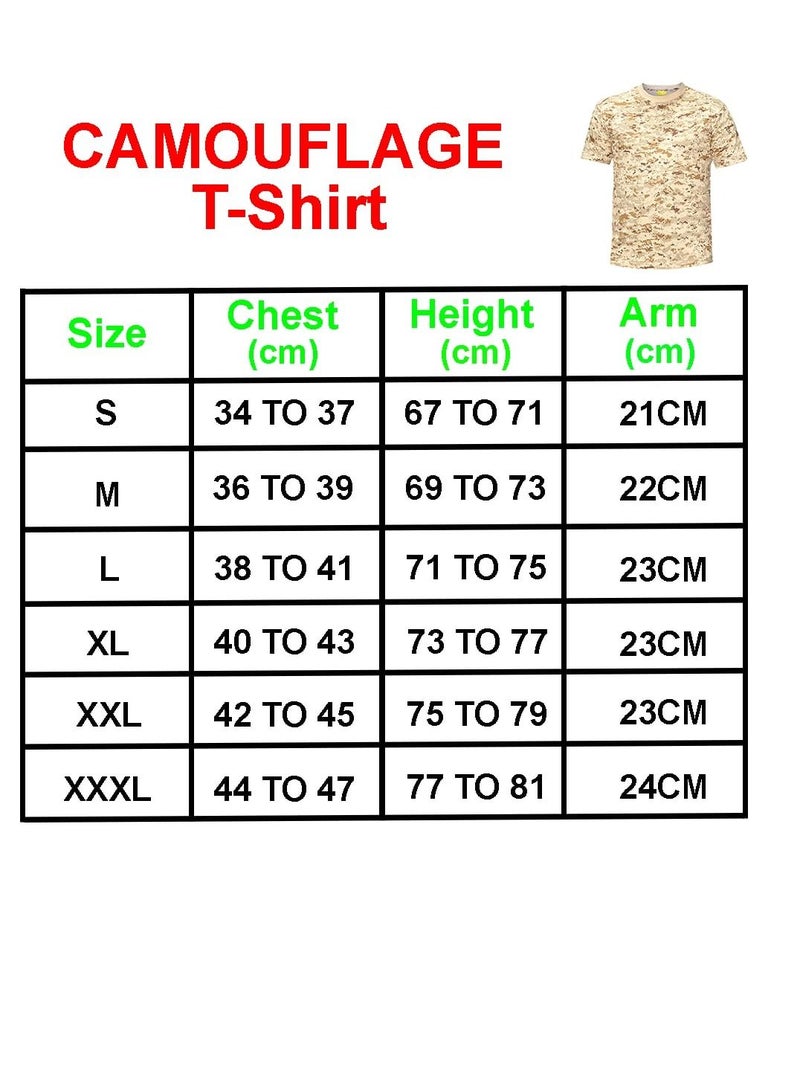 Camouflage Army T-Shirt for Men 10pcs Pack  - Image 5