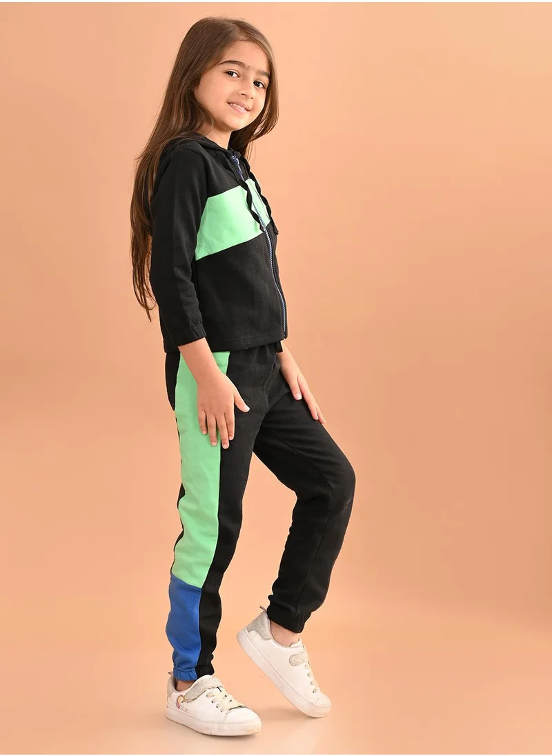 ليل بيكس Girls Sweatshirt with Jogger Set