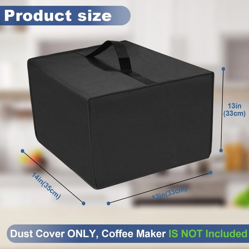NUENSS-ROR غطاء غبار ماكينة القهوة لـ Keurig K-Duo Single Serve K-Cup Pod & Carafe Coffee Maker / Keurig K-Elite Single-Serve K-Cup Pod Coffee Maker (K-Elite) / Hamilton Beach 2-Way 12 Cup Drip Coffee Maker - Image 3