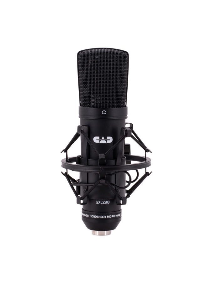 CAD AUDIO CAD GXL2200 Cardioid Condenser Microphone, Black Finish  - Image 1