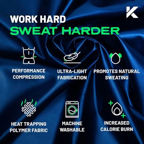 Kewlioo Sauna Shirt for Men - Original Heat Trapping Sweat Vest, Sauna Suit For Men, Compression Workout Sweat Suit for Gym, Workouts - Image 5