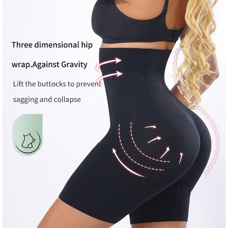 Plus-Size Shapewear Seamless Panties Tummy Control Shapewear Body Shaping Boxer Briefs High-Waisted Tummy Control Panties - Image 5