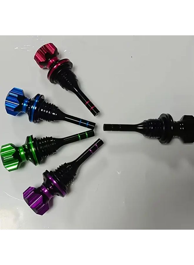 1pc Motorcycle Clover Oil Scale Decorative Screw Cover Universal Accessory - Image 4