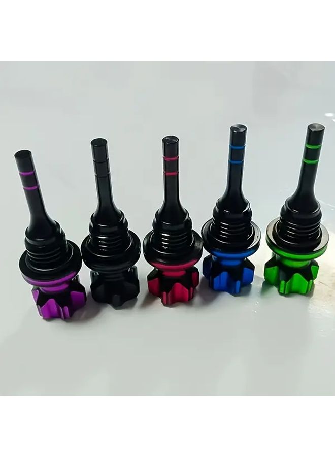 1pc Motorcycle Clover Oil Scale Decorative Screw Cover Universal Accessory - Image 5
