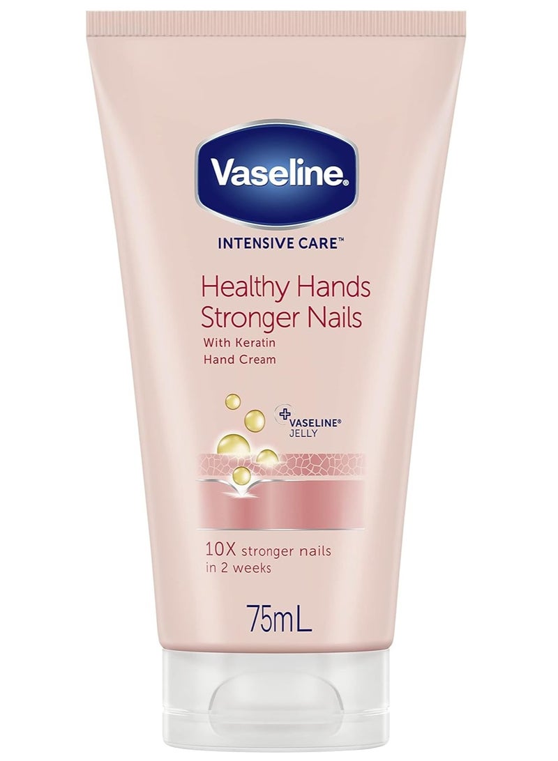 Vaseline Intensive Care Keratin Stronger Nail & Healthy Hand Cream | 75ml