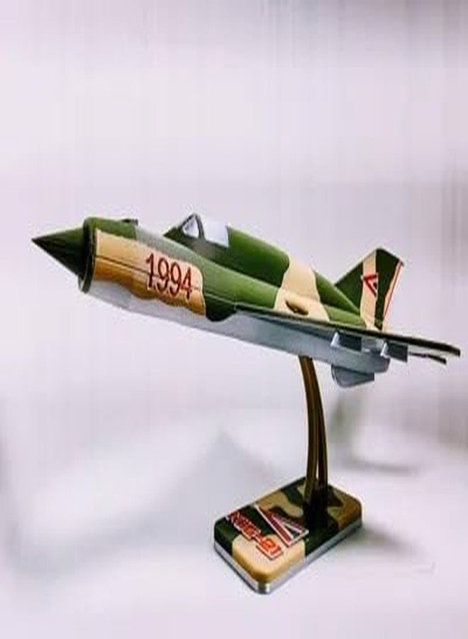 3D CRAFT MIG-21 Fighter Jet 3D Model Kit with Stand – DIY Aircraft Assembly Puzzle, Detailed Air Force Plane Model, STEM Educational Toy for Kids - Image 1