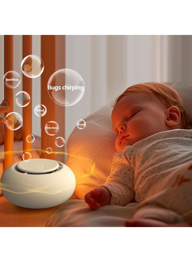 jaroco Portable Baby Sound Machine [White Noise for Babies Kids Adults][Timer Function][12 Soothing Sounds][Sleep Boombox] 15 Hours Battery Life, Travel,Registry,Gifts,Shower,Clips on Baby Stroller - Image 4
