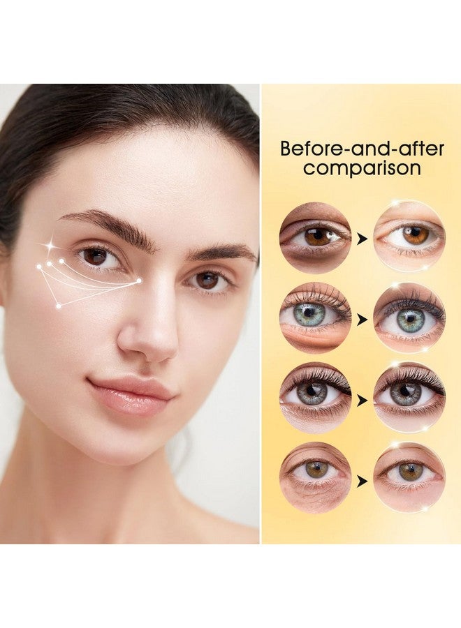 Adofect 30 Paris Under Eye Patches 24K Gold Under Eye Mask For Puffy Eyes And Dark Circles Treatments Under Eye Bags Treatment Collagen Gel Pads For Beauty & Personal Care Gold - Image 4