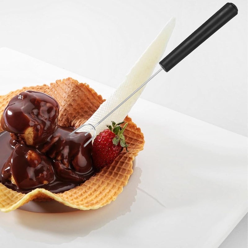 6pcs Stainless Steel Fondue Forks Cheese Dipping Tools Chocolate Tempering Set for Fruit and Dessert Cooking Kitchen Utensils - Image 5