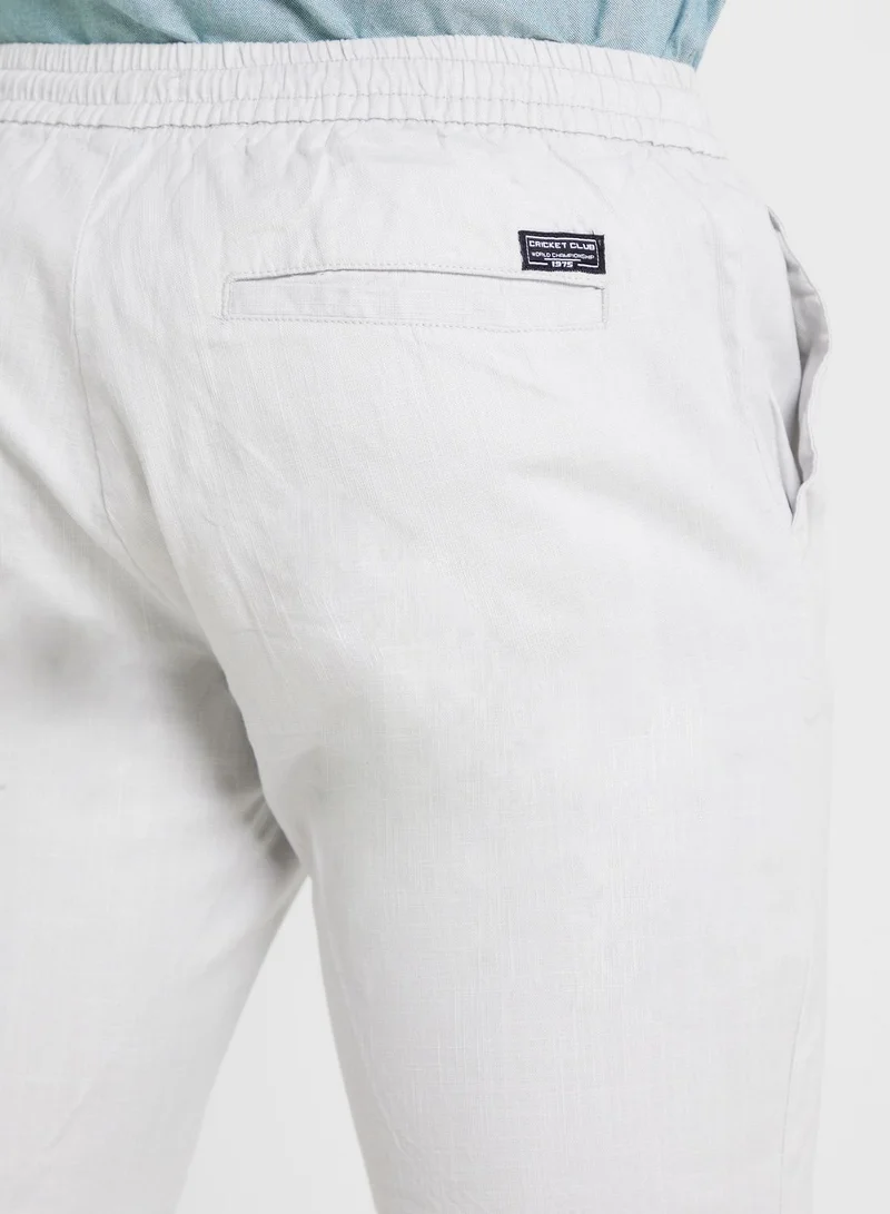 Thomas Scott Thomas Scott Men Comfort Slim Fit Cotton Lycra Chinos