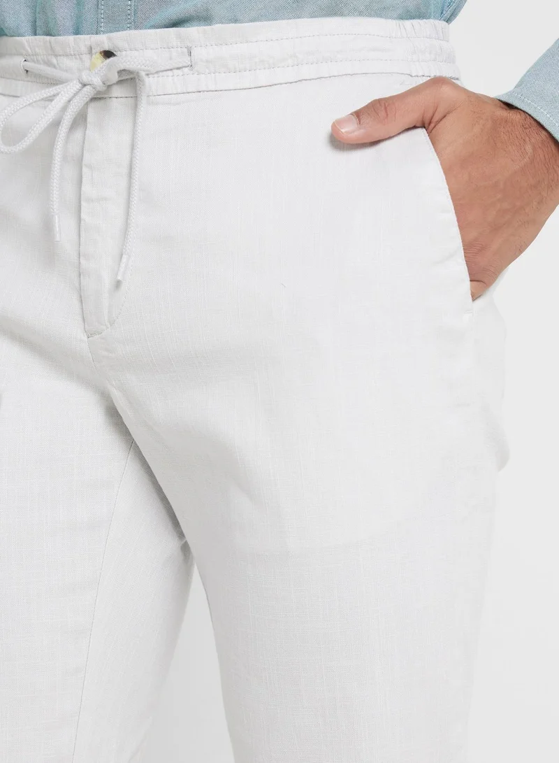 Thomas Scott Thomas Scott Men Comfort Slim Fit Cotton Lycra Chinos