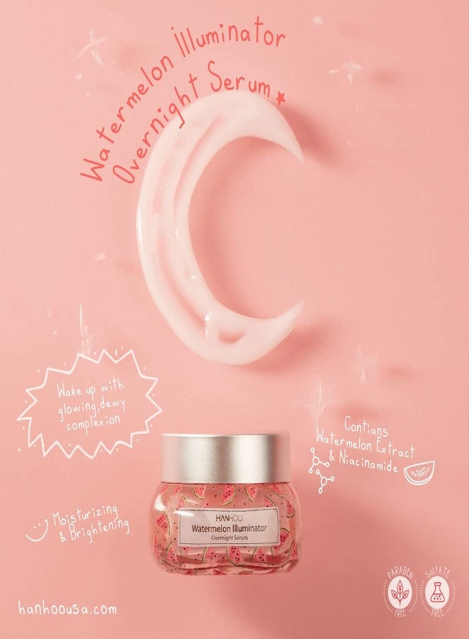 Hanhoo - Watermelon Illuminator Overnight Serum | Nourishing and Hydrating Formula - Watermelon and Apple Extract (1.69 fl oz) - Image 5