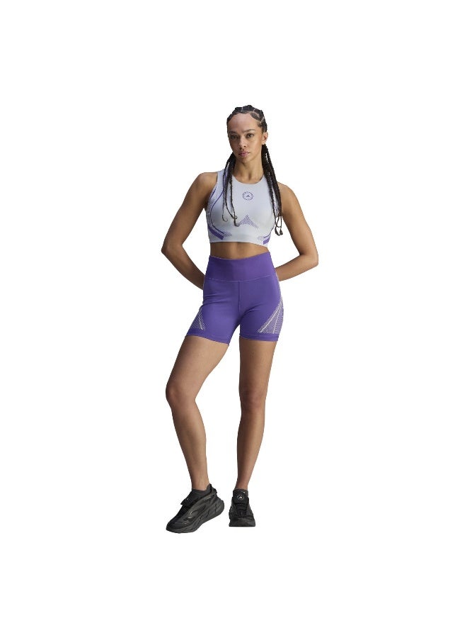 Adidas Adidas Asmc Tpa Legg Purple Shorts (1/2) Shorts For Women - Image 4