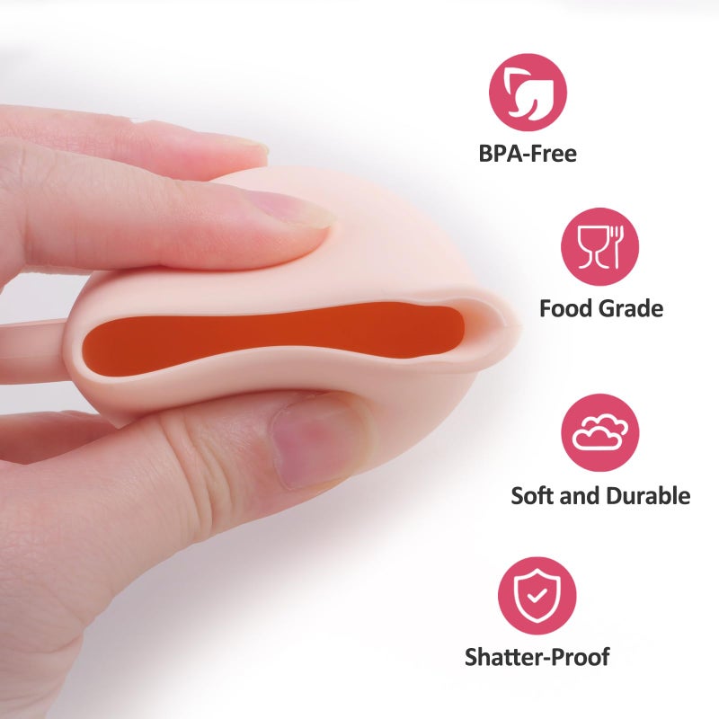 MCGMITT Silicone Tea Party Set, Toy Tea Set for Toddlers Kids, Includes Teapot, 4 Tea Cup and Coasters, Creamer, Sugar Bowl, 4 Spoon, Dishwasher Safe Pretend Teapot Set for Girls Boys Birthday Gifts - Image 2