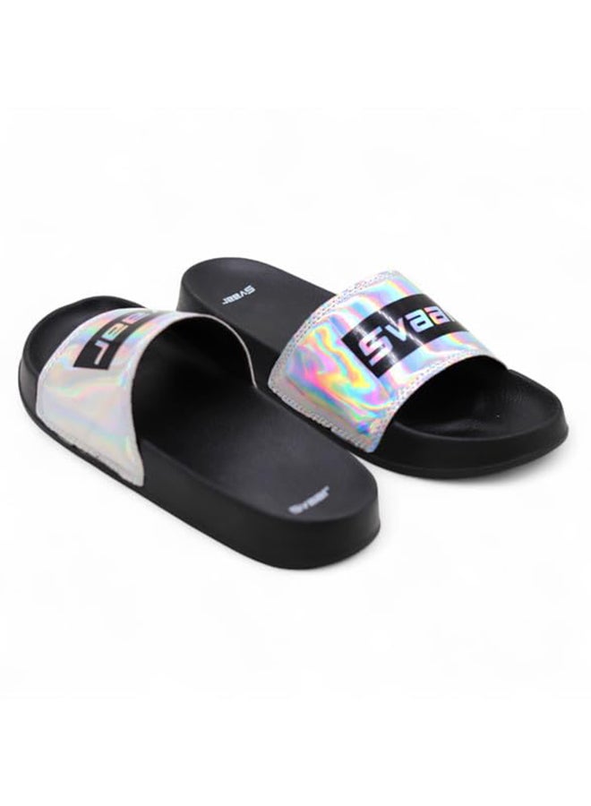 SVAAR صنادل سفاار الرجالية بتأثير قوس قزح، خفيفة الوزن، مضادة للانزلاق، مقاومة للماء، ونعال مريحة - Image 4