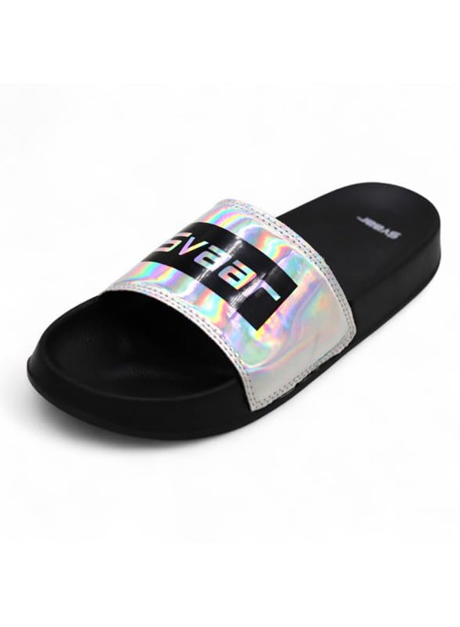 SVAAR صنادل سفاار الرجالية بتأثير قوس قزح، خفيفة الوزن، مضادة للانزلاق، مقاومة للماء، ونعال مريحة - Image 2