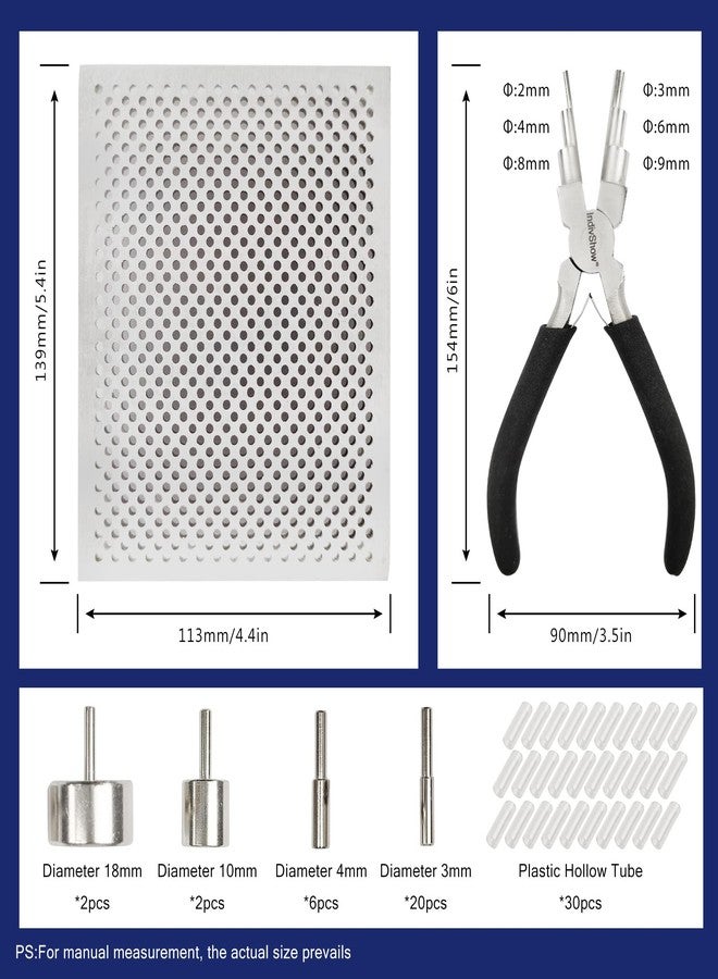 INDIVSHOW Wire Jig Kit with 6 in 1 Wire Bending Plier and Metal Pegs,Tools for Bracelet Earing Jewelry Design Making - Image 2