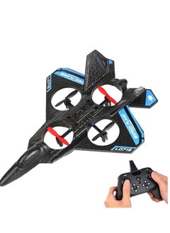 zenvo X RC Quadcopter Floating Fighter Plane – Remote Control Aeroplane for Beginners, Kids & Adults – RTF with Colourful Lights & USB Charging – New Model  - Image 2