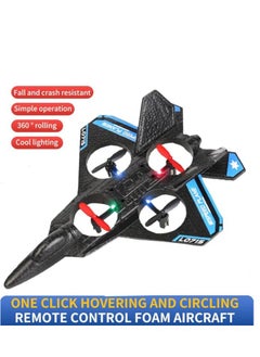 zenvo X RC Quadcopter Floating Fighter Plane – Remote Control Aeroplane for Beginners, Kids & Adults – RTF with Colourful Lights & USB Charging – New Model  - Image 3