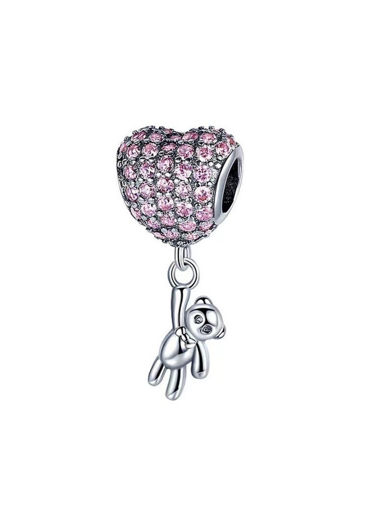 Pandora Violet - PANDORA Jewelry Zirconia Dangle Charm in Sterling Silver DIY Charms Gift for Women Girls - Image 1