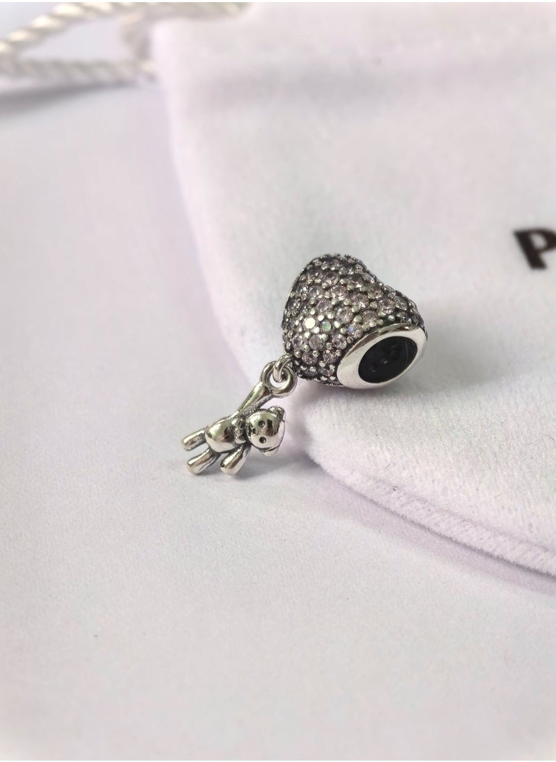 Pandora Violet - PANDORA Jewelry Zirconia Dangle Charm in Sterling Silver DIY Charms Gift for Women Girls - Image 1