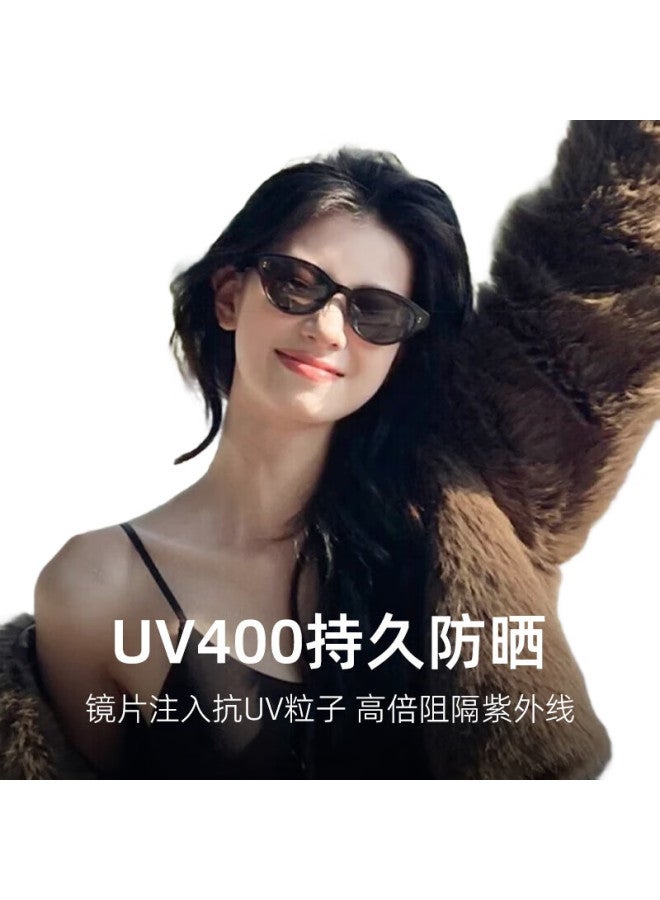CAPONI Retro Cat Eye Gm Sunglasses For Men And Women, Uv Protection, Driving-Specific Glasses, Sun Protection, High-End Feel - Image 1
