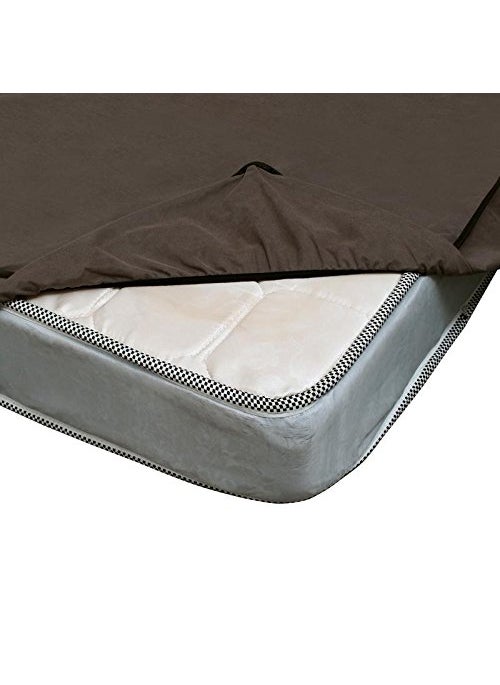 Lithara Lithara King Size Waterproof Zipper Mattress Protector 360 Complete Protection Cover Size 72 x 78 Inches Dark Brown  - Image 4