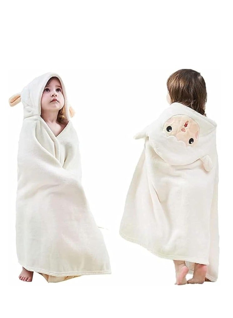 FengSVMA Hooded Towel for Kids, Premium Kids Bath Towels, 100% CottonToddler Hooded Bath Towel, Embroidery Kids Hooded Bath Towe,Ultra Soft,3-13 years - Image 1