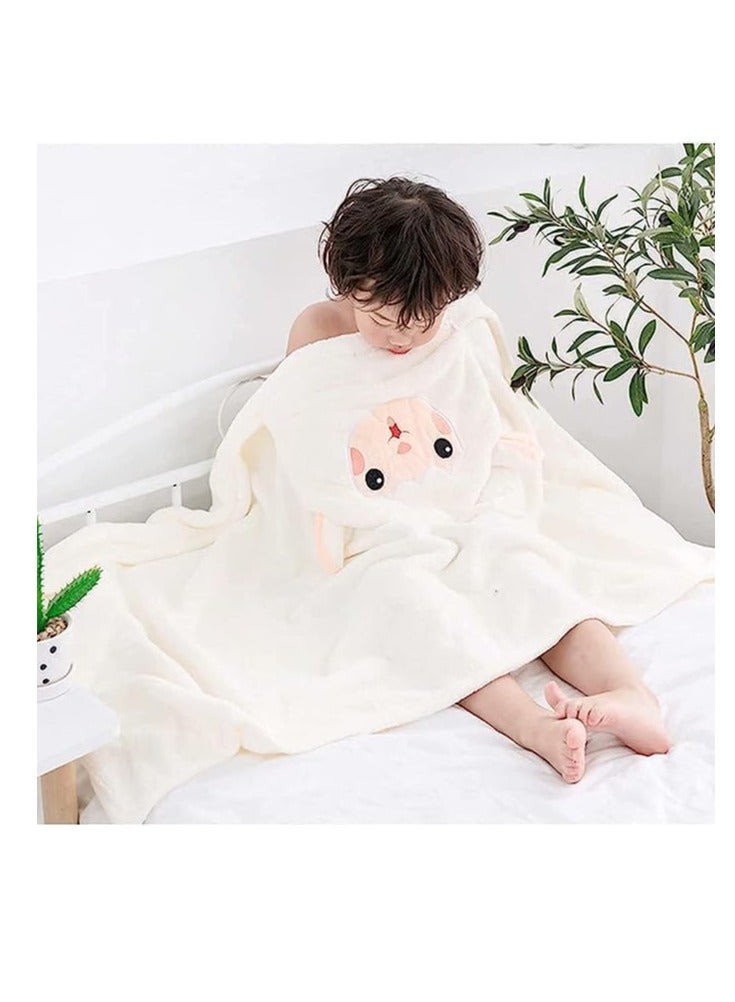 FengSVMA Hooded Towel for Kids, Premium Kids Bath Towels, 100% CottonToddler Hooded Bath Towel, Embroidery Kids Hooded Bath Towe,Ultra Soft,3-13 years - Image 3