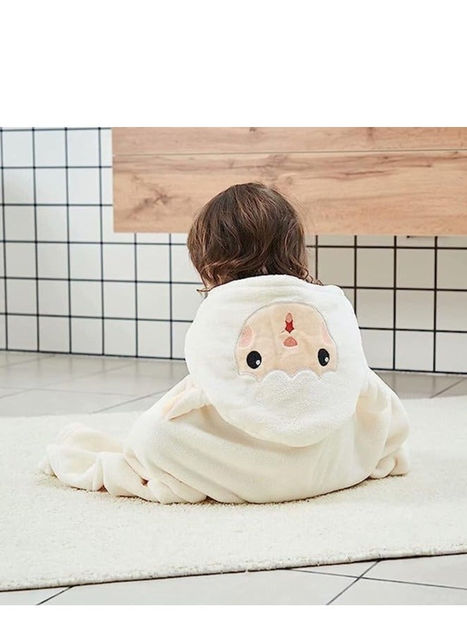 FengSVMA Hooded Towel for Kids, Premium Kids Bath Towels, 100% CottonToddler Hooded Bath Towel, Embroidery Kids Hooded Bath Towe,Ultra Soft,3-13 years - Image 4