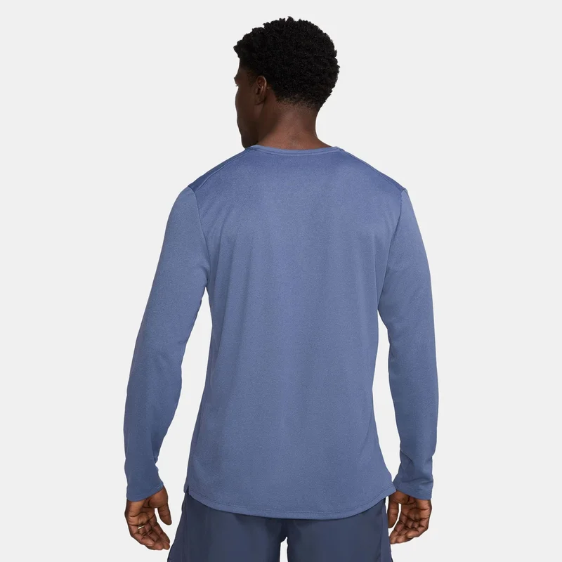 نايكي Men's Miler Dri-FIT UV Running Top