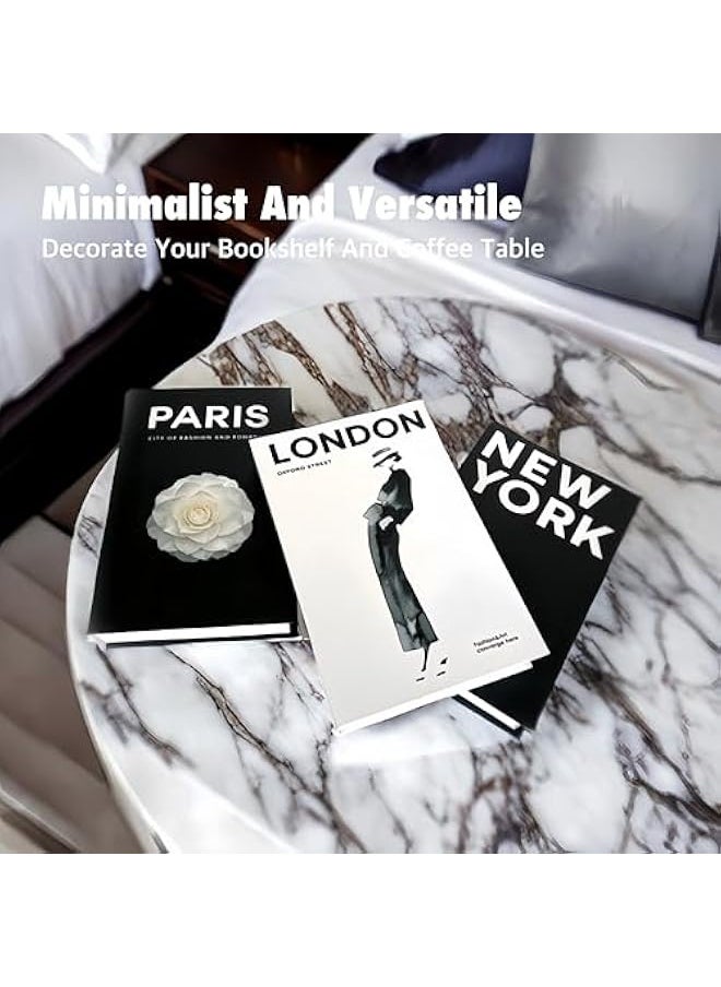 نيبمينينت 3 Pieces Decorative Books, Faux Books with Hidden Storage, Decorative Books for Bookshelf Coffee Table, Decorative Book Boxes, Hollow Fake Books for Living Room  - Image 2