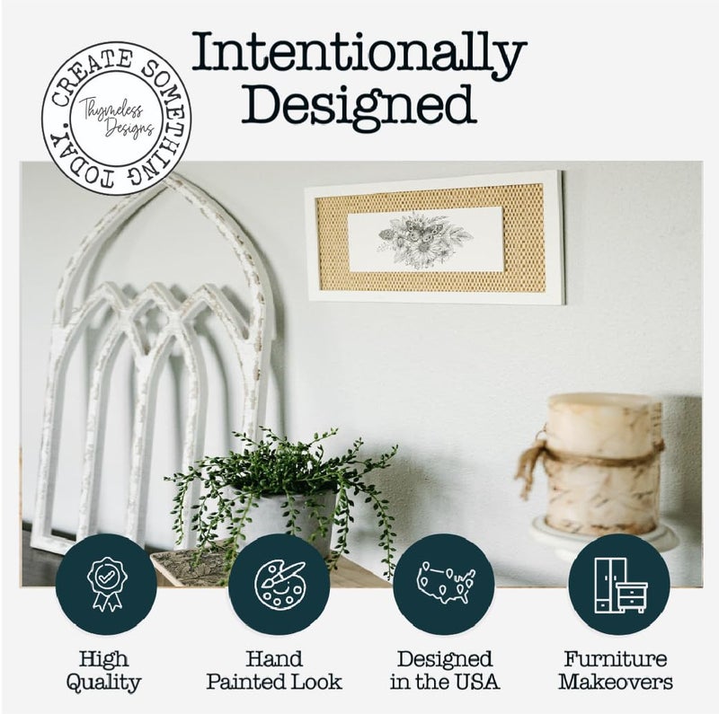 Thymeless Designs Rub on Transfers for Crafts and Furniture | 3 Design Sheets 6â€x 12â€ | Home Decor Transfers | Furniture and Craft Decals | by Thymeless Designs (Midnight Meadow) - Image 3