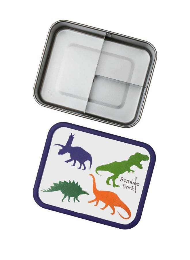 Bamboo Bark - Bamboo Bark Stainless Steel Lunch Box for Kids - Bento Lunch Box Kids with Compartments - BPA Free & Dishwasher Safe Snack Box for School, Picnic - Image 1