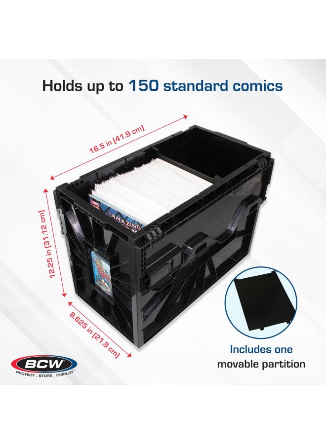 BCW Short Comic BIN - Plastic - Black - Image 3