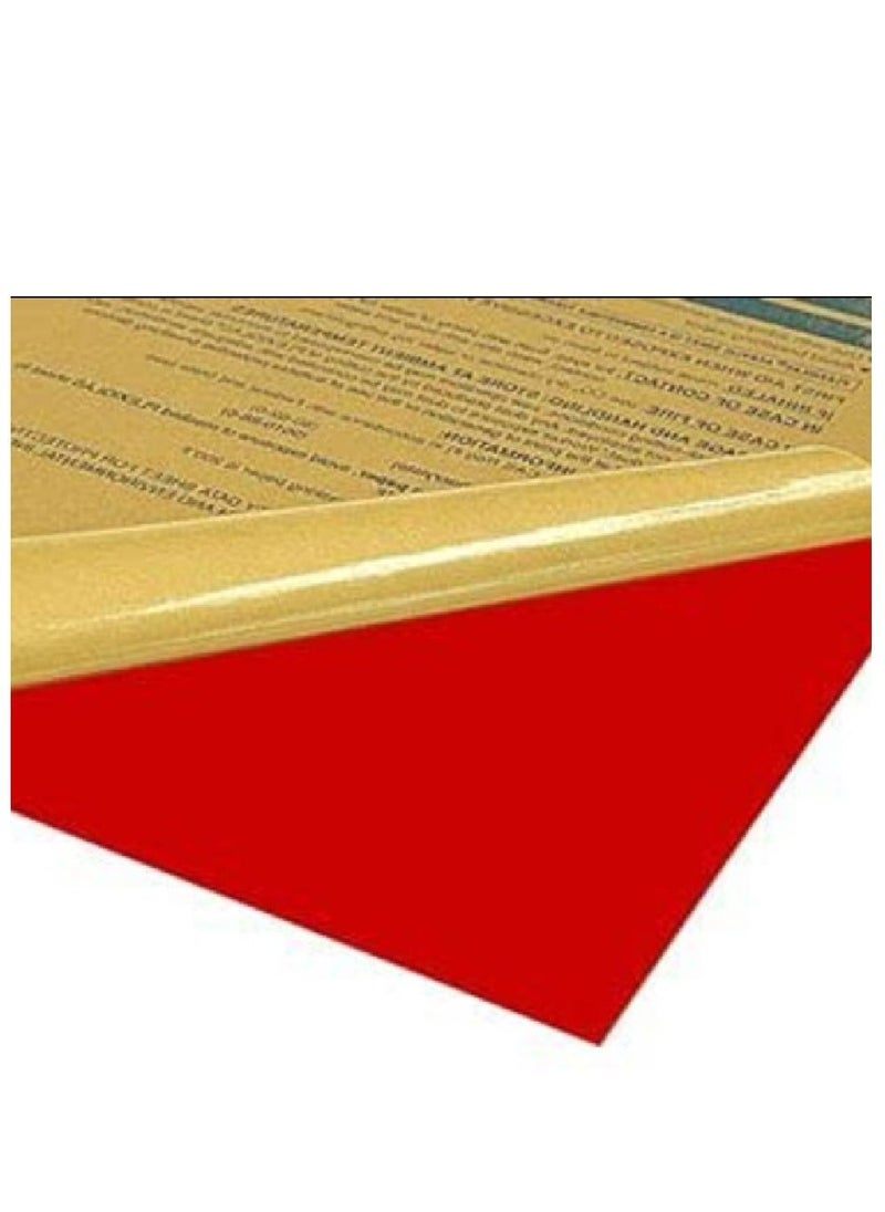 DLS - DLS Red Acrylic Sheet (Pack of 2) 3 mm 12" x 12" - Image 1