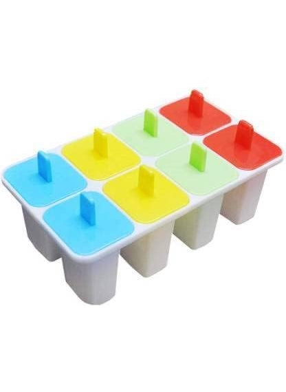 TEKZIE - Tekzie Manual Ice Cream Maker | Multicolor Plastic Ice Cube Tray/Kulfi Mould - Image 1