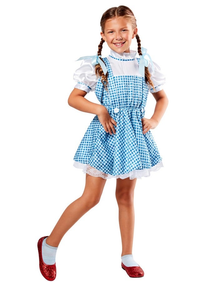 Rubies Child's Wizard of Oz Dorothy Sequin Costume, Medium for Themed Parties and Halloween - Image 1
