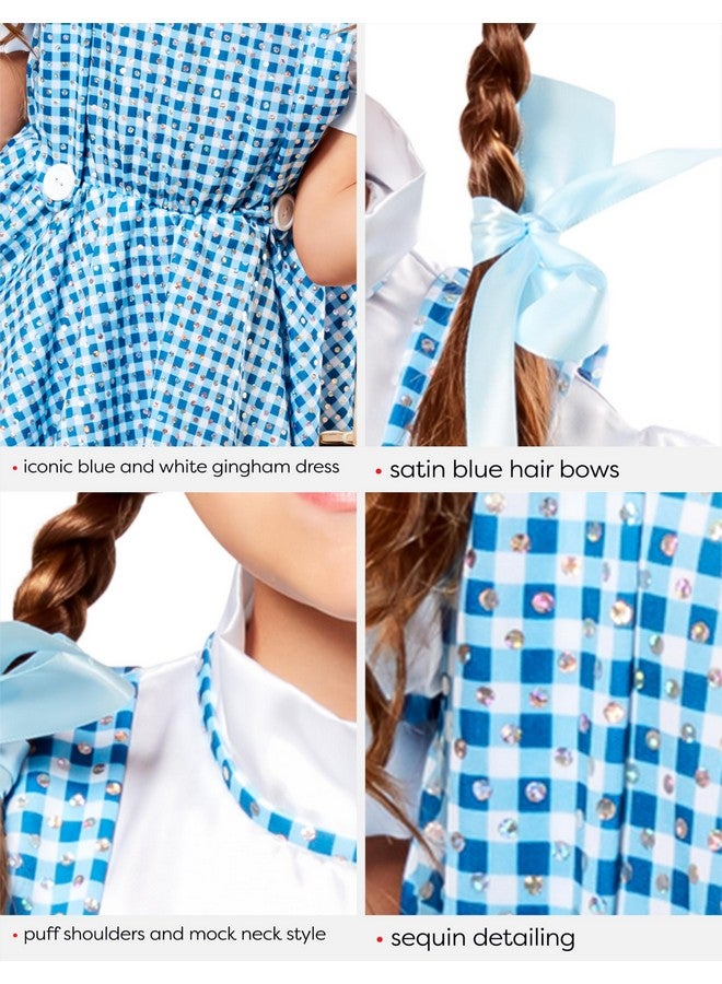 Rubies Child's Wizard of Oz Dorothy Sequin Costume, Medium for Themed Parties and Halloween - Image 3