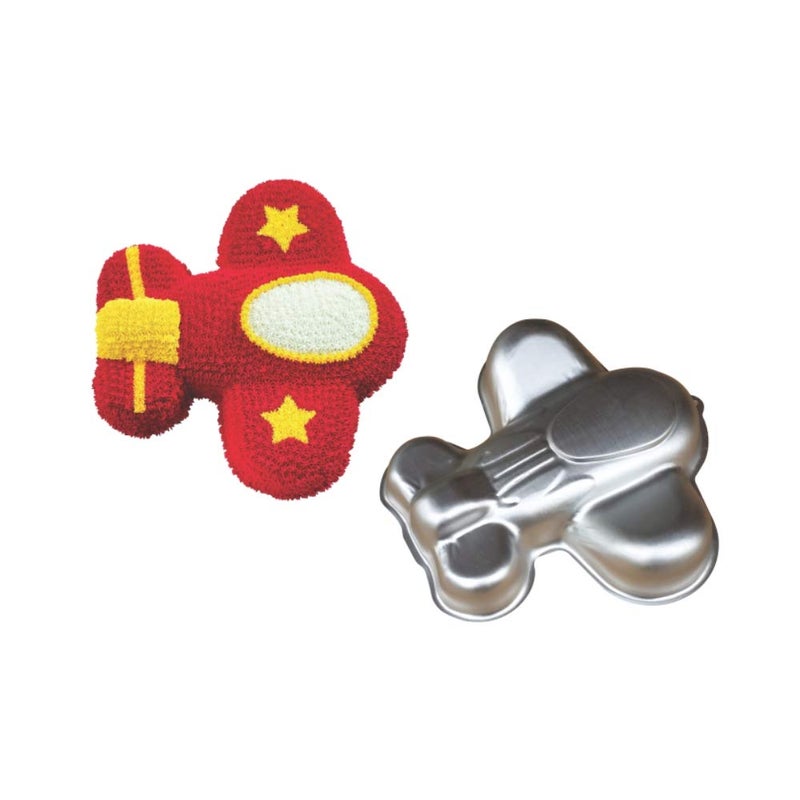 Fine Décor FINE DECOR FD2112 Airplane Shape Cake PanTin - Image 1