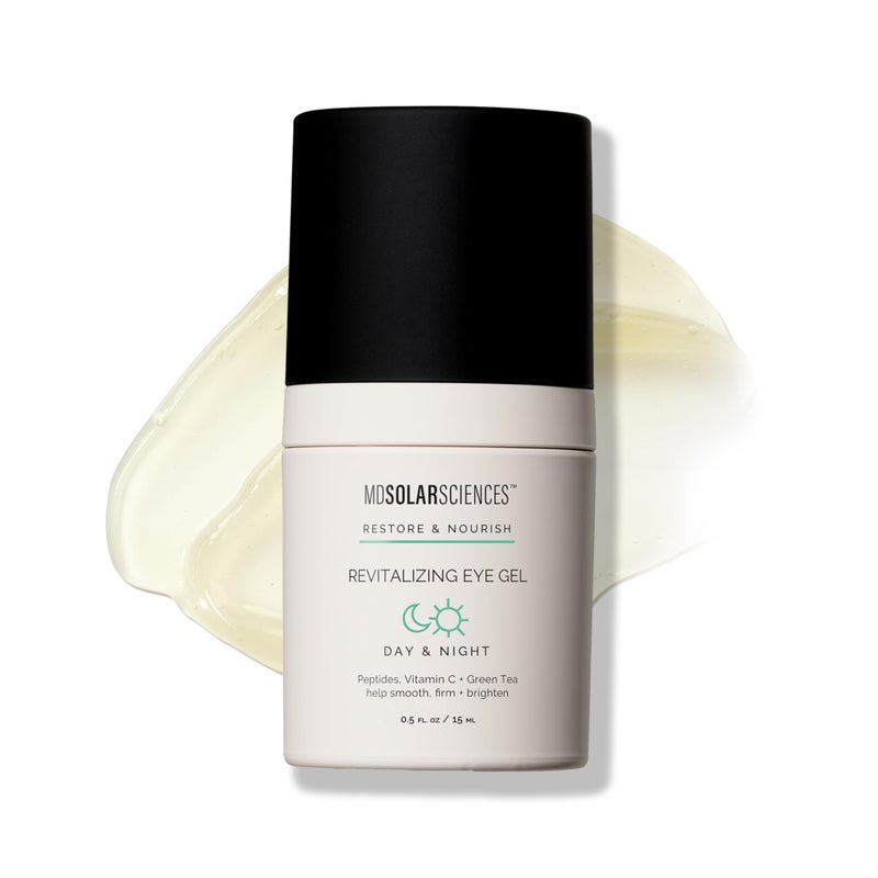 MDSolarSciences Revitalizing Eye Gel | Fine Line Treatment for Anti-Aging | Brightens & Reduces Dark Circles, Puffiness, & Wrinkles | Firming Eye Gel with Antioxidants and Hyaluronic Acid (0.5 Fl Oz) - Image 1