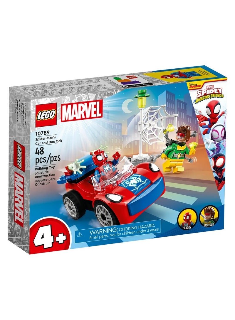 ليغو ليجو سيارة سبايدر مان مع دكنور اوك 48 قطعة - 10789 - Image 1