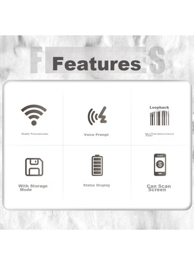 Nteumm Wireless Bluetooth Barcode Scanner Gun, Express Delivery Barcode Scanner, Barcode And Qr Code Inbound/outbound School Exam Paper Scanner, Successful Scanning Device Nt-2028 - Image 5