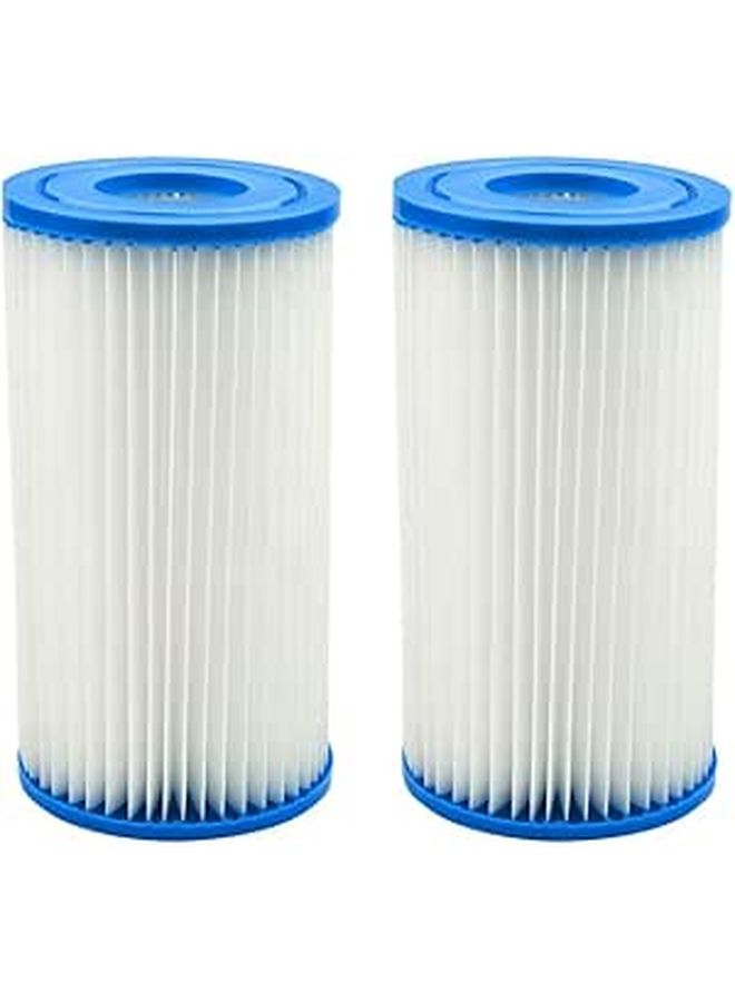 قطعتان من خرطوشة مرشح حمام السباحة من النوع A و C كبديل لحمام السباحة القابل للنفخ من Intex Easy Set - Image 1