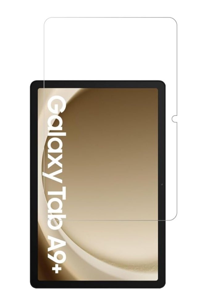 YoYoTech - Screen protector for Samsung Galaxy Tab A9 Plus 11 inch 2023 Edge to Edge Full Screen Coverage Anti Scratch Tempered Glass - Image 1