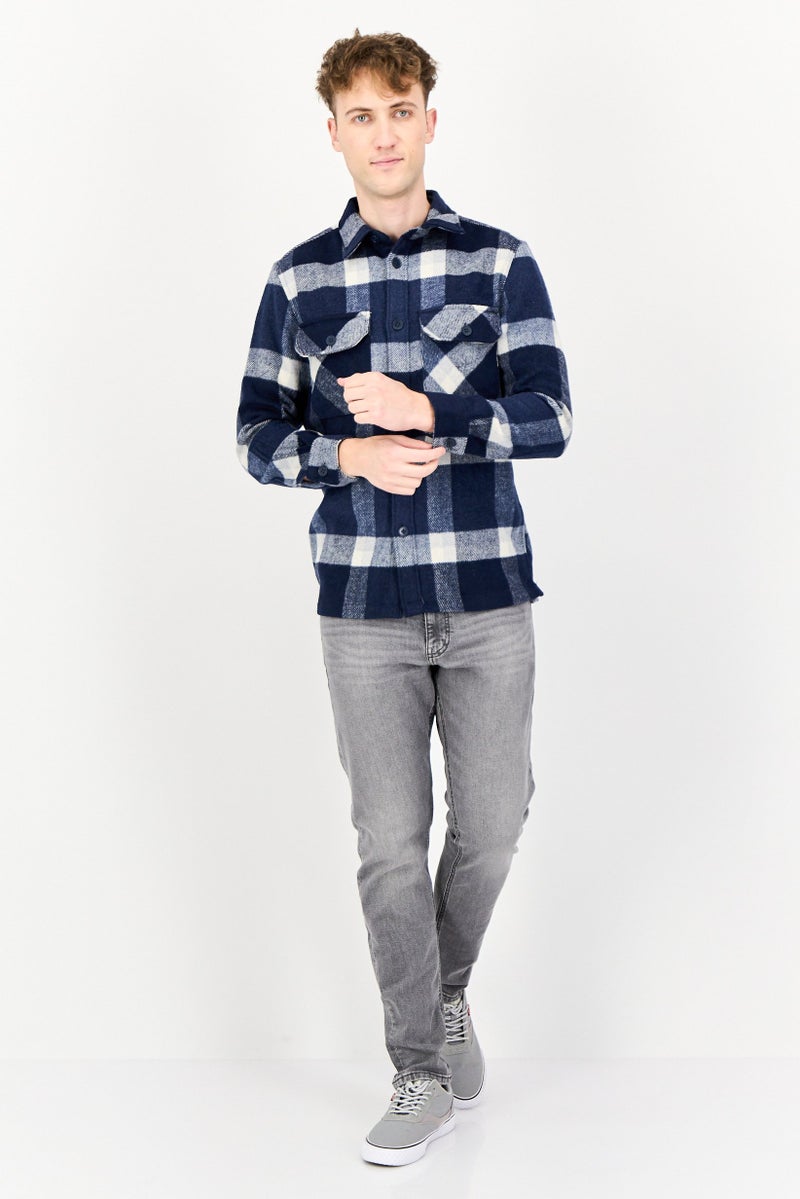 Celio Men Checkered Jacket Shirt ,Multicolor  - Image 4