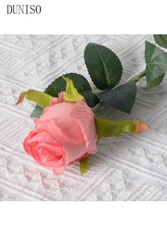 DUNISO 9pcs Artificial Flowers Table Centerpieces Decor Fake Silk Flowers Bouquets Arrangement for Home Room Office Party Table Flowers Decoration Wedding Table Centerpieces  - Image 3