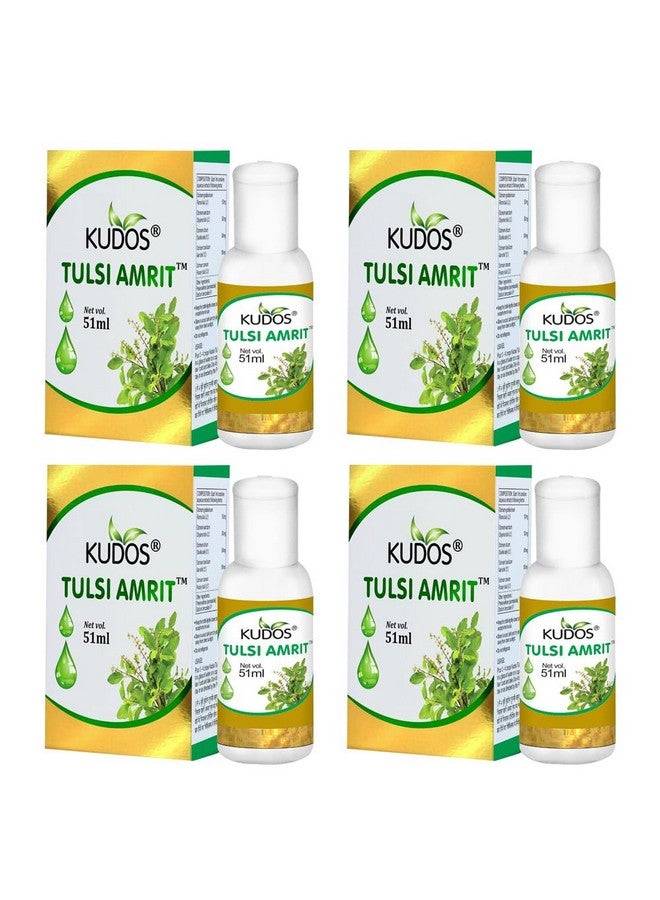 Kudos Tulsi Amrit Extract Drops Pack Of 4 - Image 1