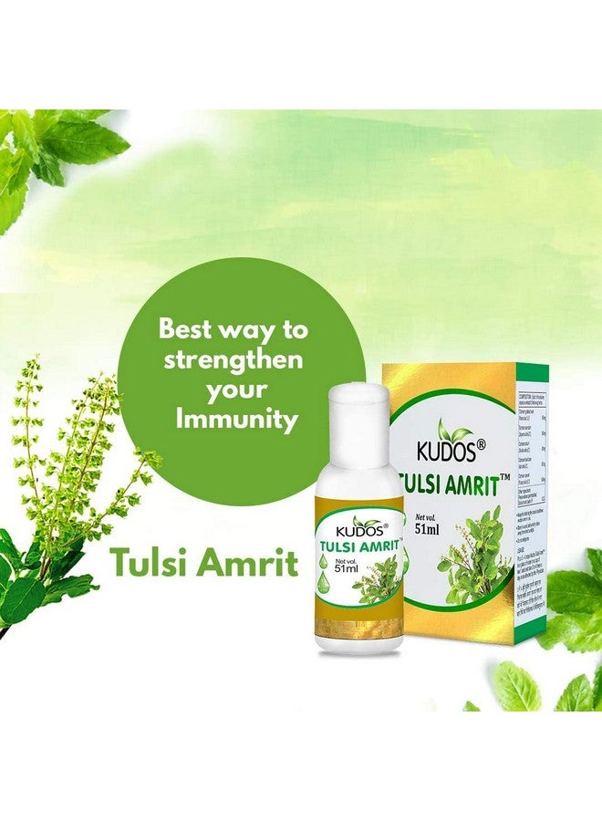 Kudos Tulsi Amrit Extract Drops Pack Of 4 - Image 4